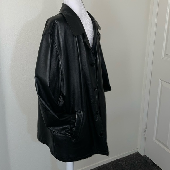 Mens Wilsons leather jacket- M Julian size Large - Picture 5 of 16